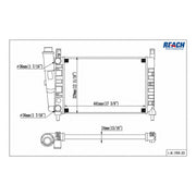 Radiador Fiat Fiorino 1985 A 2009 1.0 1.3 1.4 1.5 Manual Sem Ar Expandido