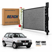 Radiador Fiat Uno Mille Smart EX ELX EP SX 1995 A 2001 - 1.0 8V Sem Ar Expandido