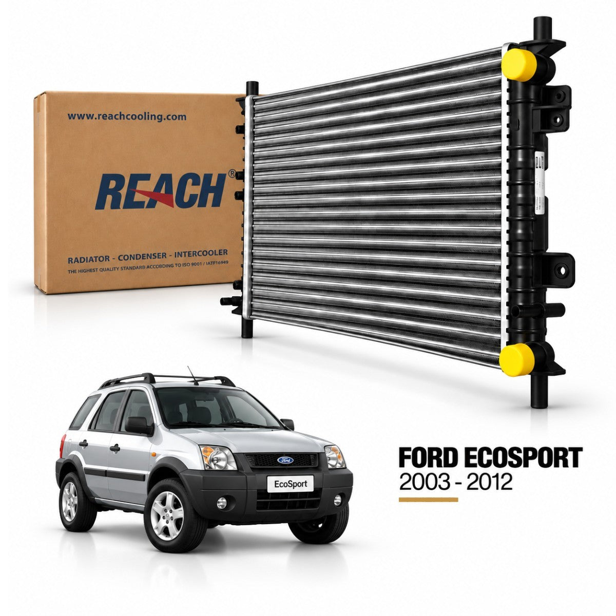 Radiador Ford Ecosport 2003 A 2012 1.0 1.6 2.0 Com e Sem Ar Expandido